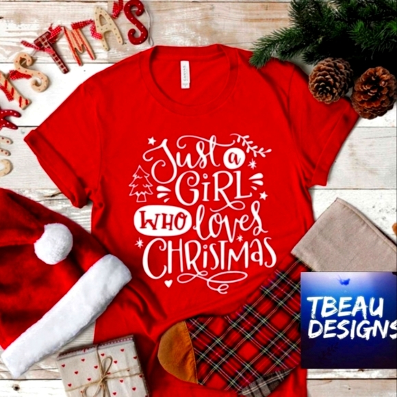 Christmas Shirt Bella + Canvas Pick size New - Picture 1 of 2